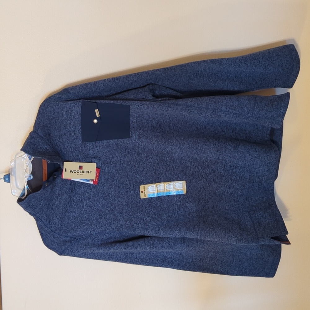 Woolrich Men's Fleece Lined Drifter Sweater